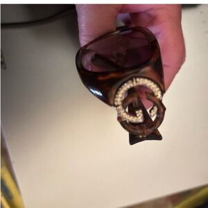 Gucci sunglasses rhinestone embellished stylish fashionable Vintage ? Bling WOW